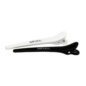 Bifull Pinzas Pato Finas Blanco y Negro 6uds